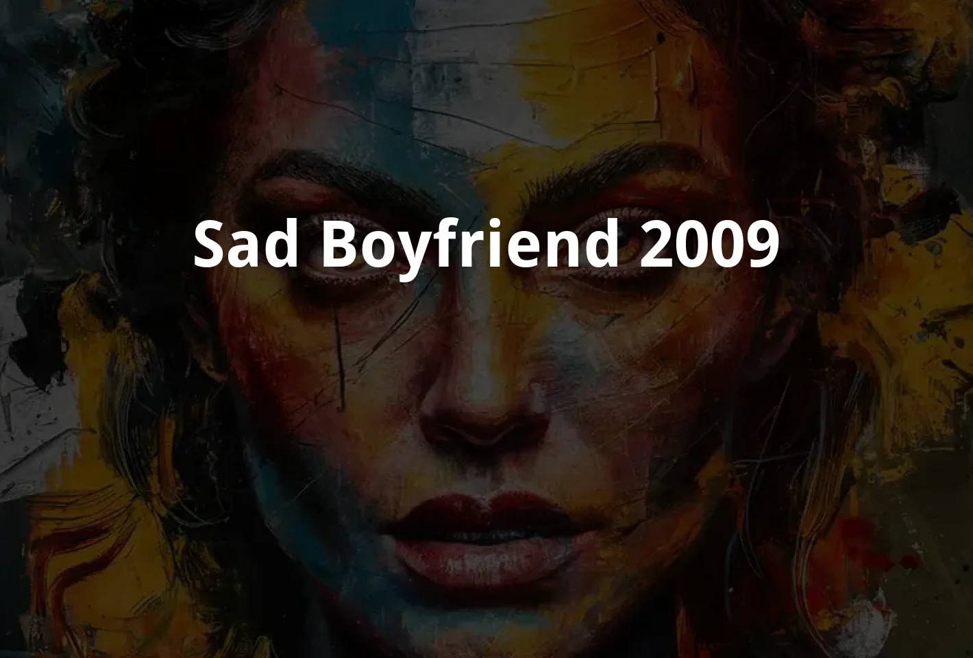 Poster Sad Boyfriend (2009)
