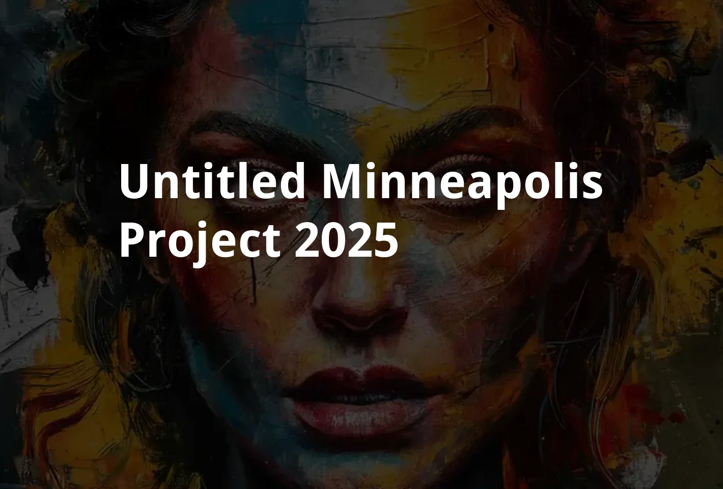 Poster untitled minneapolis project (2025)