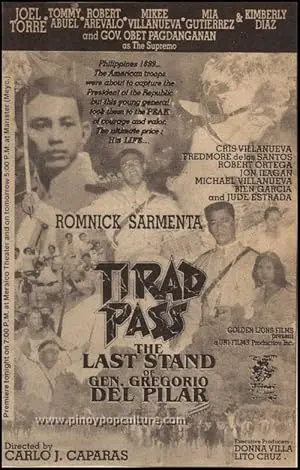 Tirad Pass: The Story Of Gen. Gregorio Del Pilar (1996)