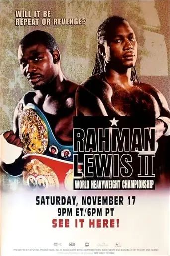 Hasim Rahman Vs. Lennox Lewis II (2001)