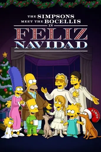 The Simpsons Meet The Bocellis In Feliz Navidad (2022)