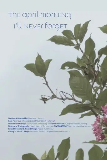 Poster THE APRIL MORNING I'LL NEVER FORGET (2025)